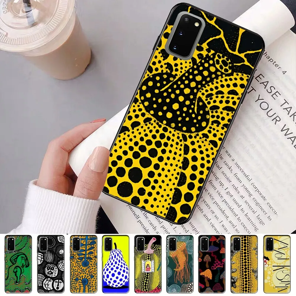 

Pumpkin Y-Yayoi-KusamaS Phone Case For Samsung S 9 10 20 21 22 23 30 23plus lite Ultra FE S10lite Fundas