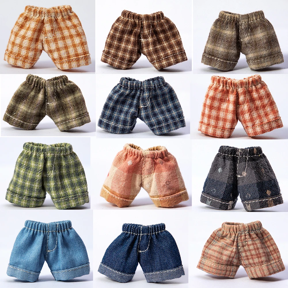Фото Ob11 детская одежда 1/12 BJD, obitsu11, шорты ГСК BJD Кукла Одежда Брюки с карманами аксессуары для кукол Obitsu 11 одежда №1