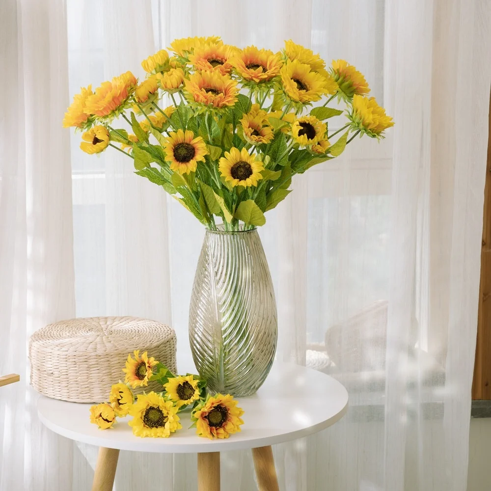 

Sunflower simulation plant bonsai decoration INS wind simulation rose MW68111