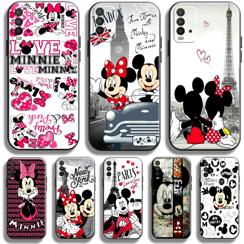 

Mickey Minnie Mouse Cartoon Case For Xiaomi Redmi Note 10 10S 10T 9 9S 9T 8 8T Pro For Redmi 10 9 9T 9A 9C 8 8A Phone Case