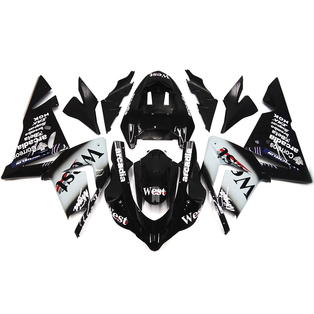 

Motorcycle Full Fairing Kit For Kawasaki Ninja ZX10R ZX 10R ZX-10R 2004 2005 ABS Plastic Injection Bodywork Cowl Accessories