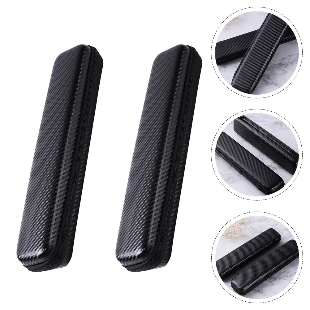 

2 Pcs Curling Iron Hair Curler Storage Holder Hairdressing Tool Case Travel Mini Box Pouch Eva Tote Bags