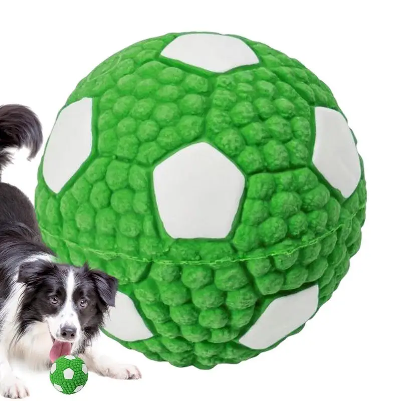 

Dog Teething Toys Ball Nontoxic Durable Dog Chew Toys Puppies Teething Chewing Playing Toy Squeaky Ball Dog Chew Pet Accessories