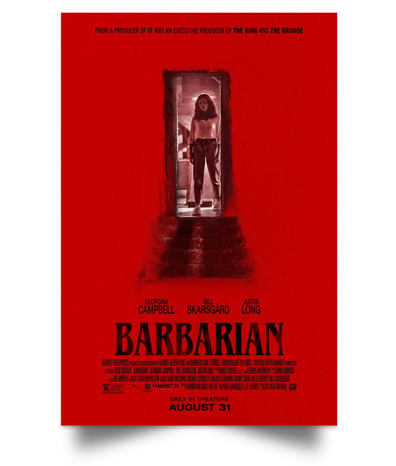 

Barbarian Movie 2022 Art Film Print Silk Poster Home Wall Decor 24x36inch