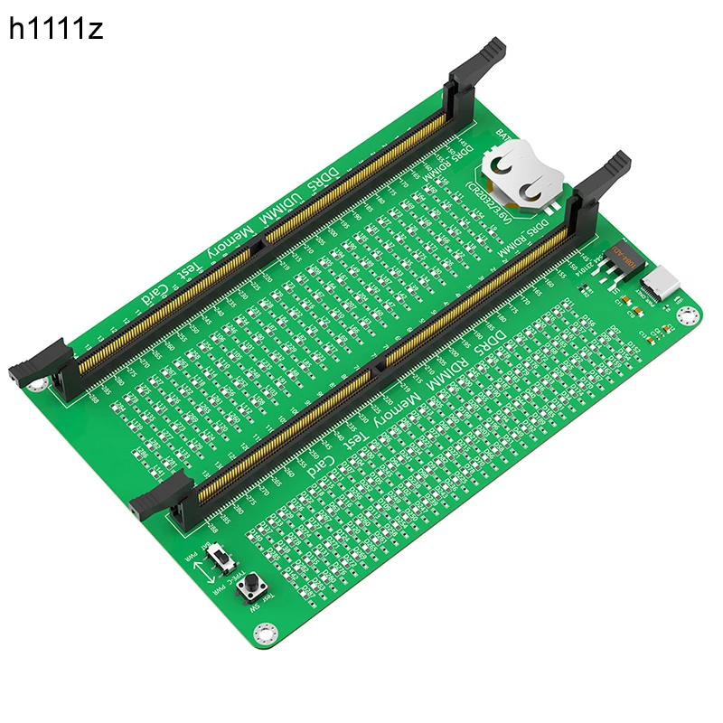 Тестер памяти DDR5 RDIMM/UDIMM со светодиодным индикатором с длинной защелкой для