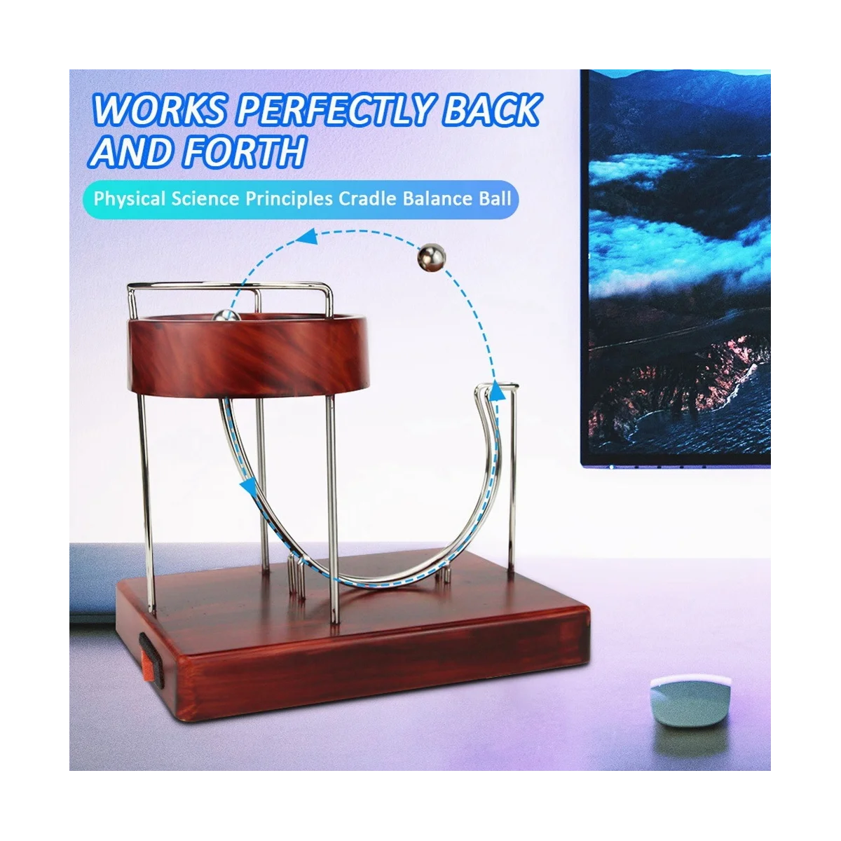 Вечная машина кинетическое искусство движение Инерционная металлическая