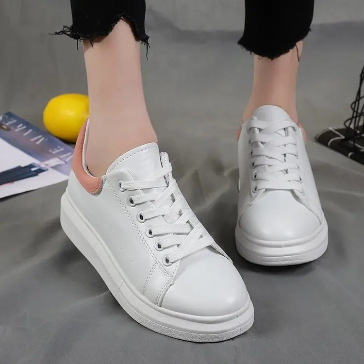 

Кроссовки женские на шнуровке, Вулканизированная подошва, удобная повседневная Уличная обувь, Размеры 35-39, лето 2022