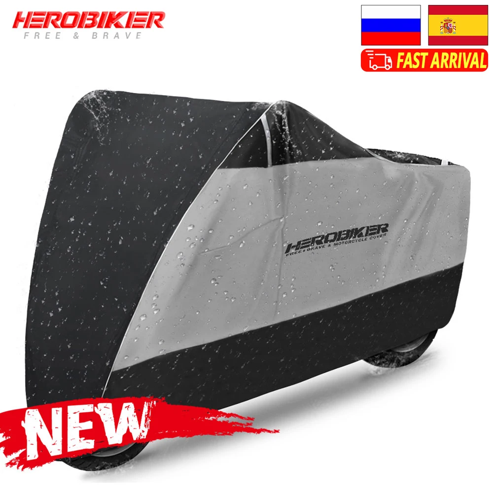 Чехол для мотоцикла HEROBIKER водонепроницаемый пыленепроницаемый УФ-защитный чехол