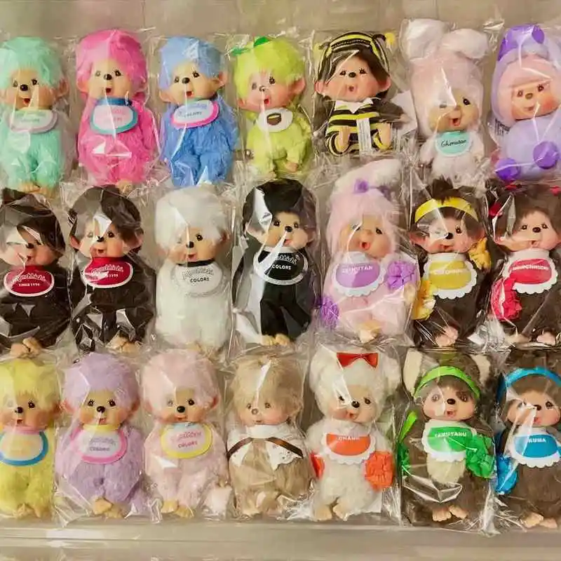 Подлинная Disney 13 см Monchichi милые и забавные красочные волосы базовая классическая