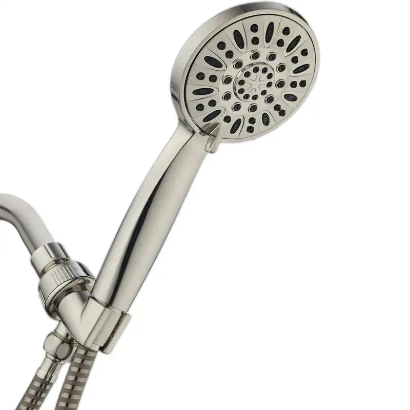 

Luxury 6- Handheld Shower , Brushed Nickel Pet baths Cat shower Dog grooming equipment Dog shampoo Tub facet sprayer Dog shower