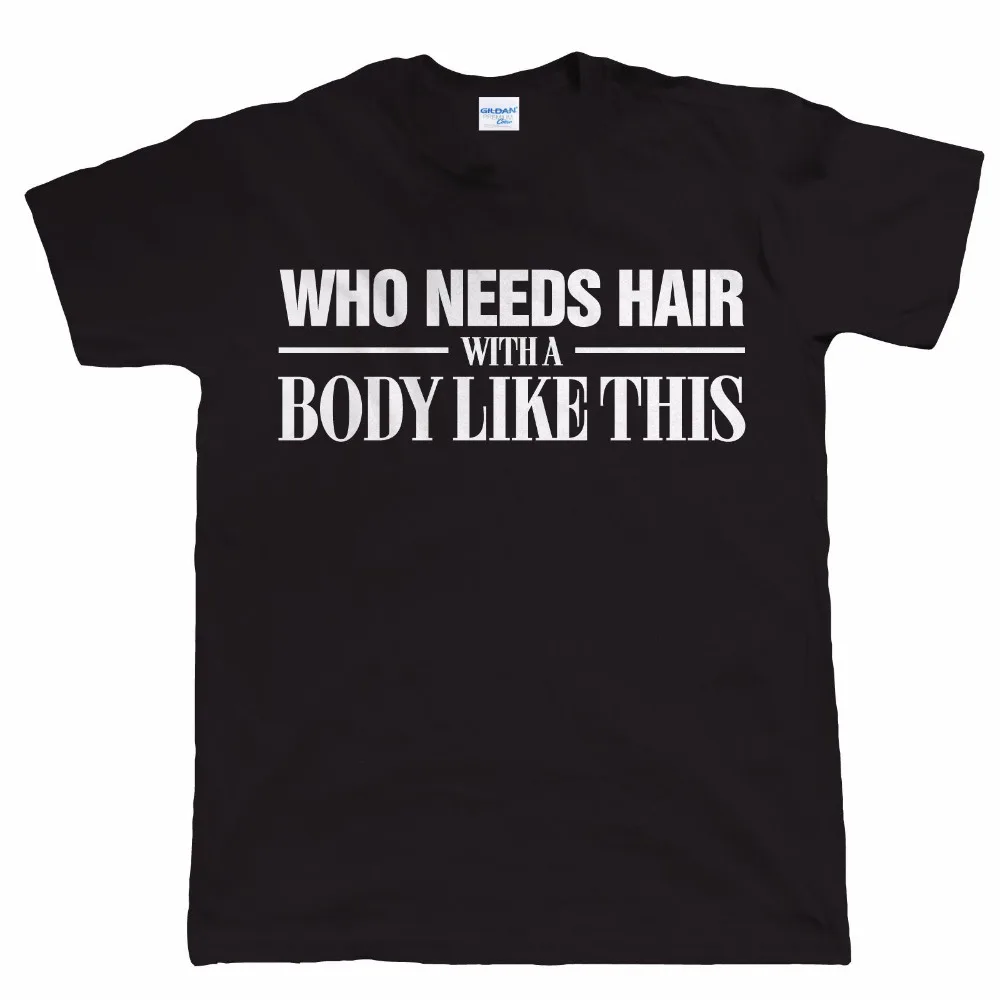 

Очень популярная стильная футболка для мужчин, облегающая хлопковая футболка высокого качества, для кого нужны волосы с телом, как эта забавная Мужская Классическая футболка