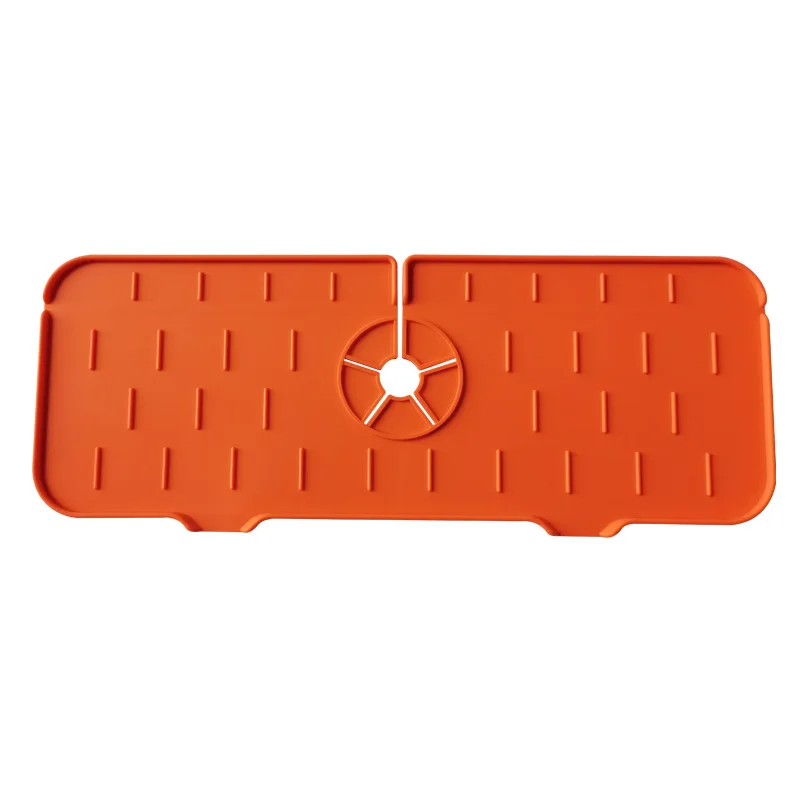 

Kitchen Faucet Absorbent Mat Sink Splash Guard Silicone Faucet Splash Catcher Countertop Protector For Bathroom Kitchen Gadgets