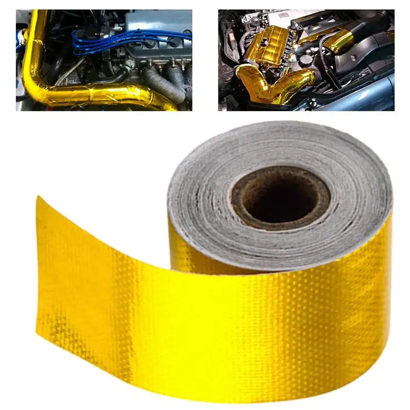 

Heat Shield Tape Air Intake Heat Insulation Shield Wrap Reflective Heat Barrier Self Adhesive Engine 900 X 5cm