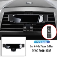 navigate support for lincoln mkc 2019 2022 gravity navigation bracket gps stand air outlet clip rotatable support accessories
