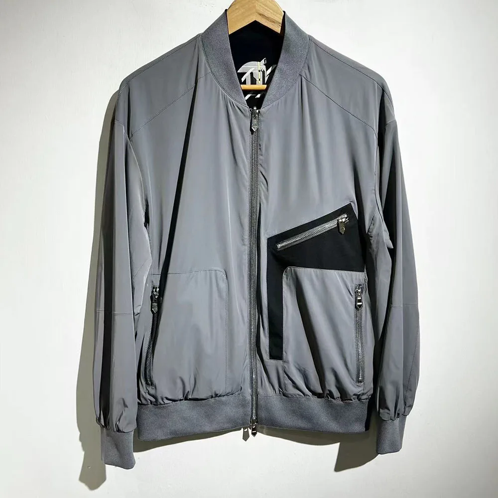 

2023ss Luxury HMS 1:1 Top Quality Design Jacket Coat Windbreaker Varsity Jackets Men's Clothing Techwear Streetwear Clothes