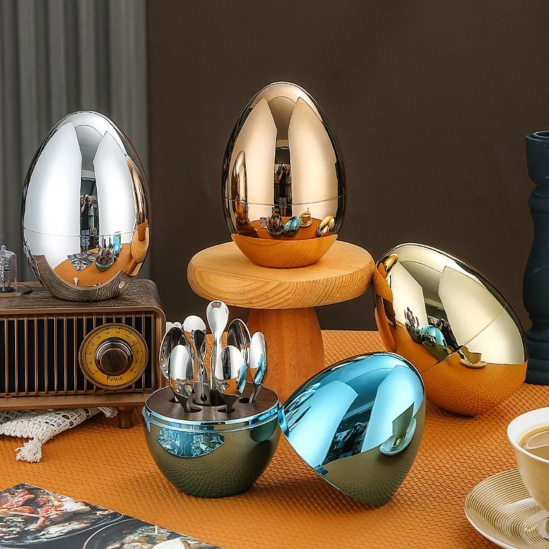 

Набор столовых приборов из нержавеющей стали с 6 вилками и ложкой