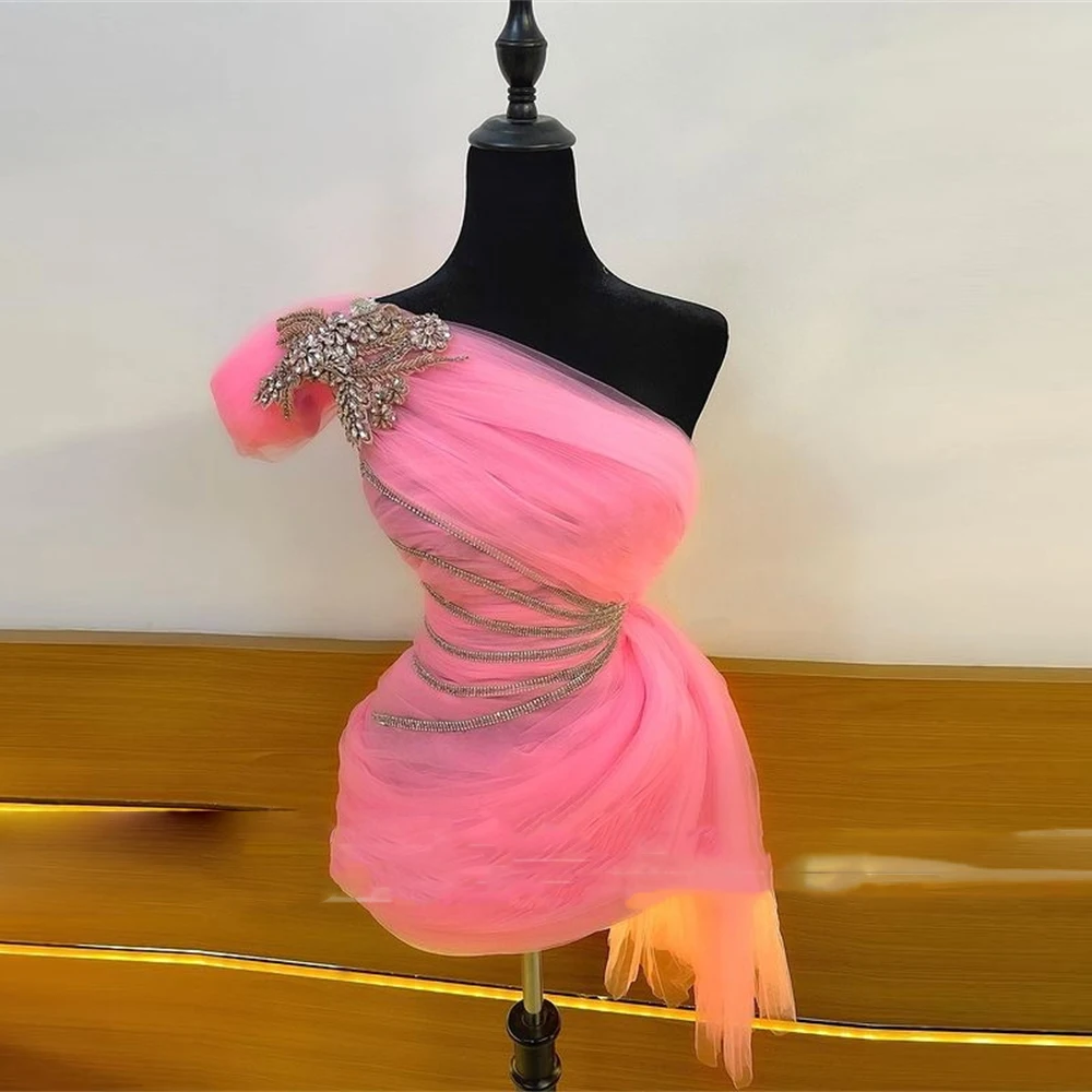 Розовые платья для выпускного вечера индивидуальное цветное короткое вечернее