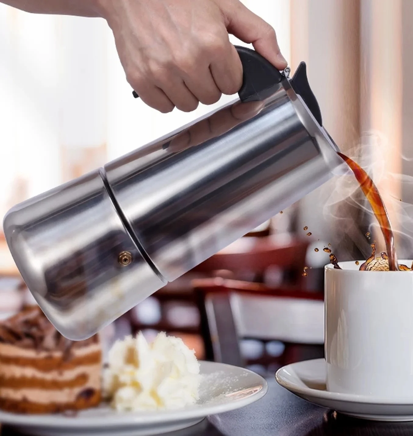 Кофеварка с фильтром из нержавеющей стали аппарат для приготовления