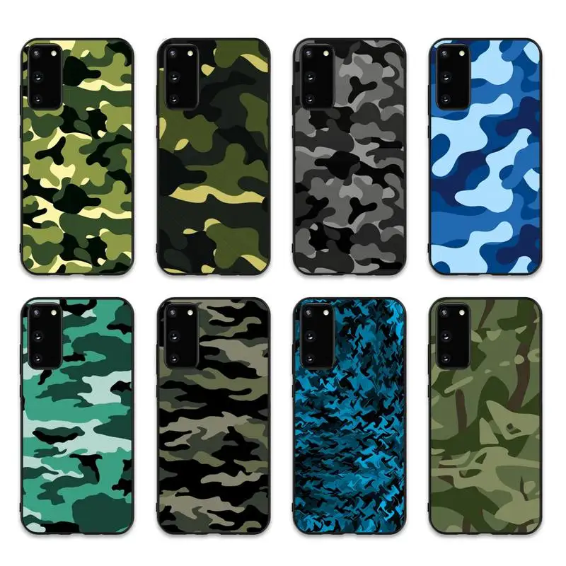 

Camouflage Pattern Camo Phone Case for Samsung S10 21 20 9 8 plus lite S20 UlTRA 7edge