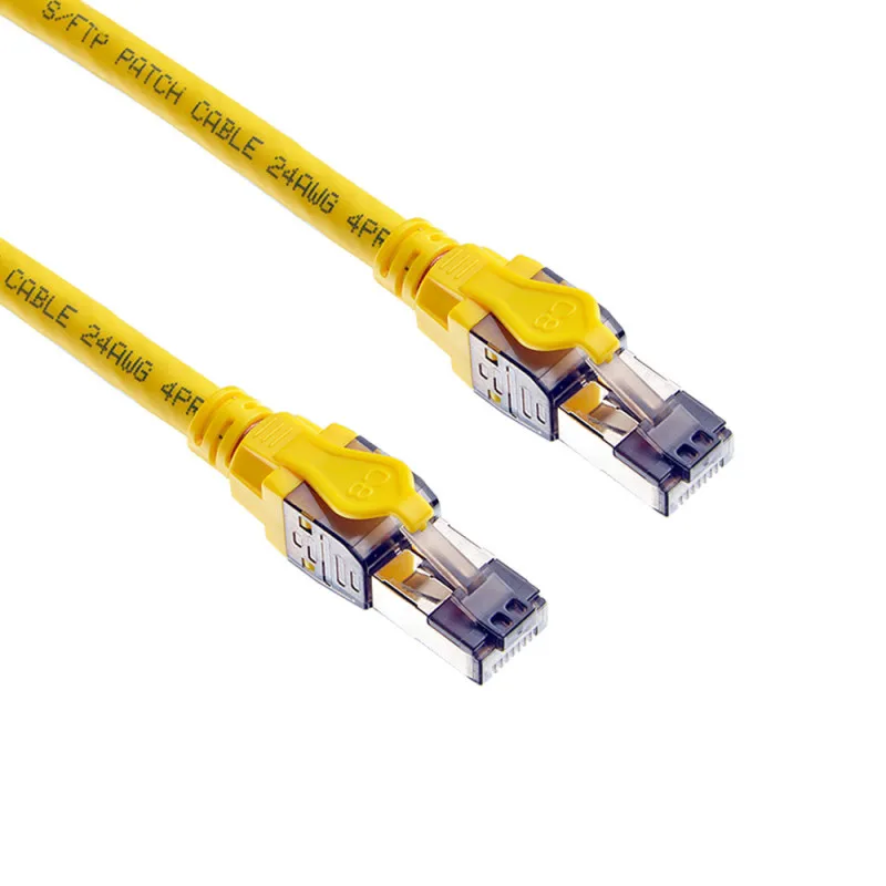 Патч-корд RJ45 Cat8 40 Гбит/с 2000 МГц с двойным экранированием |