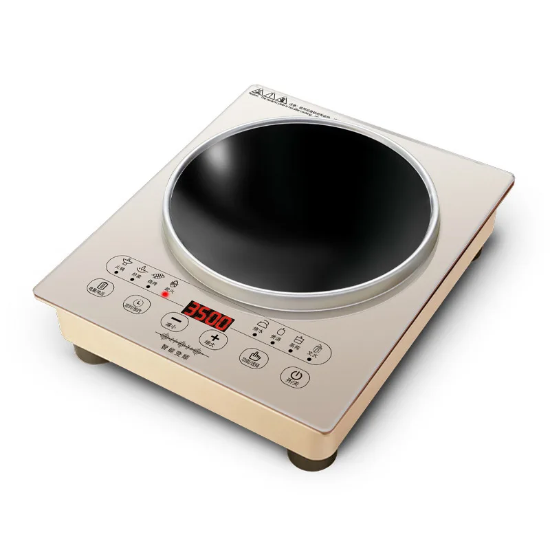 Настольная встроенная индукционная плита 3500 Вт Коммерческая Мощная Высокая