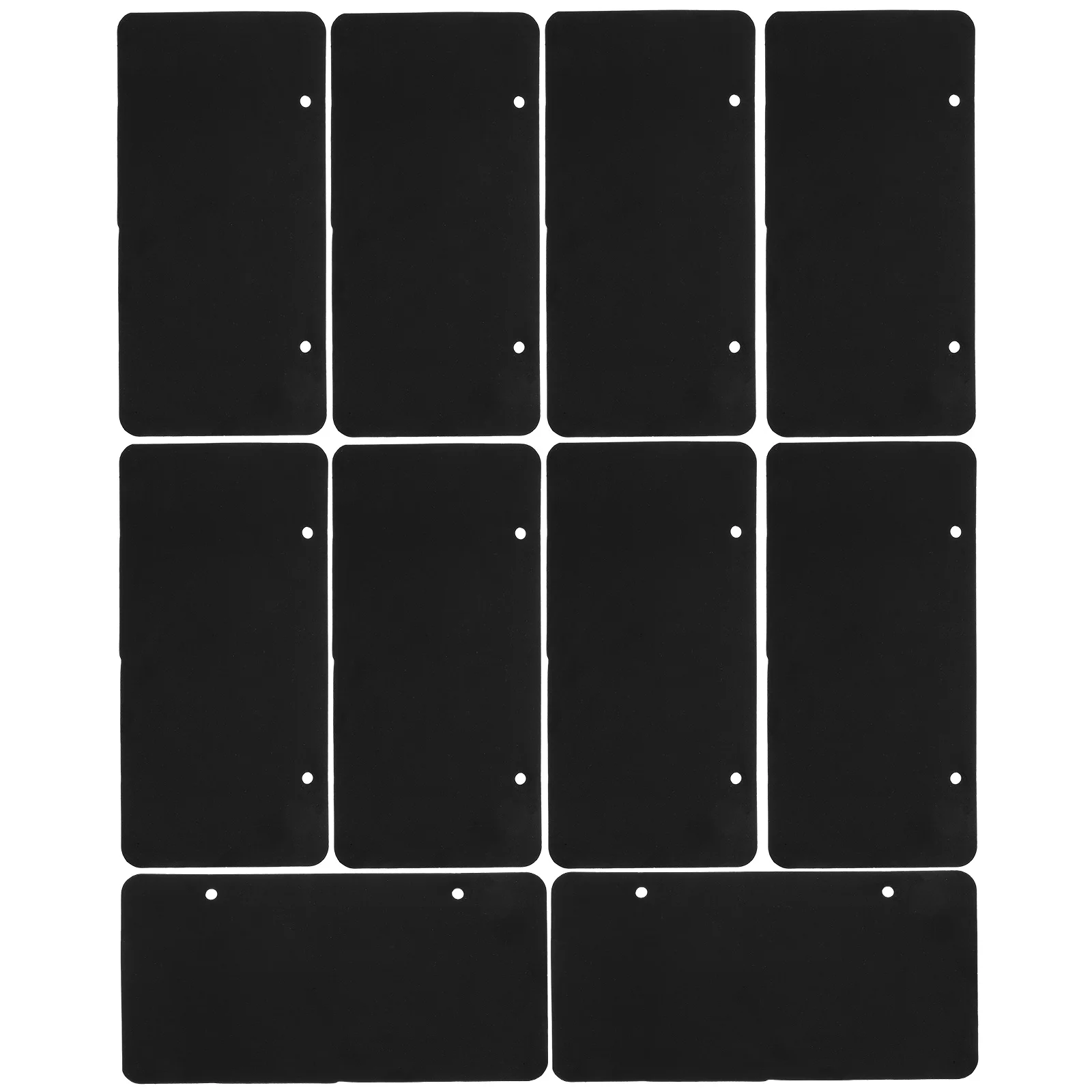 

10 Pcs License Plate Fixing Pad Frames Protection Car Shockproof Mat Motorcycle Protective Fixed