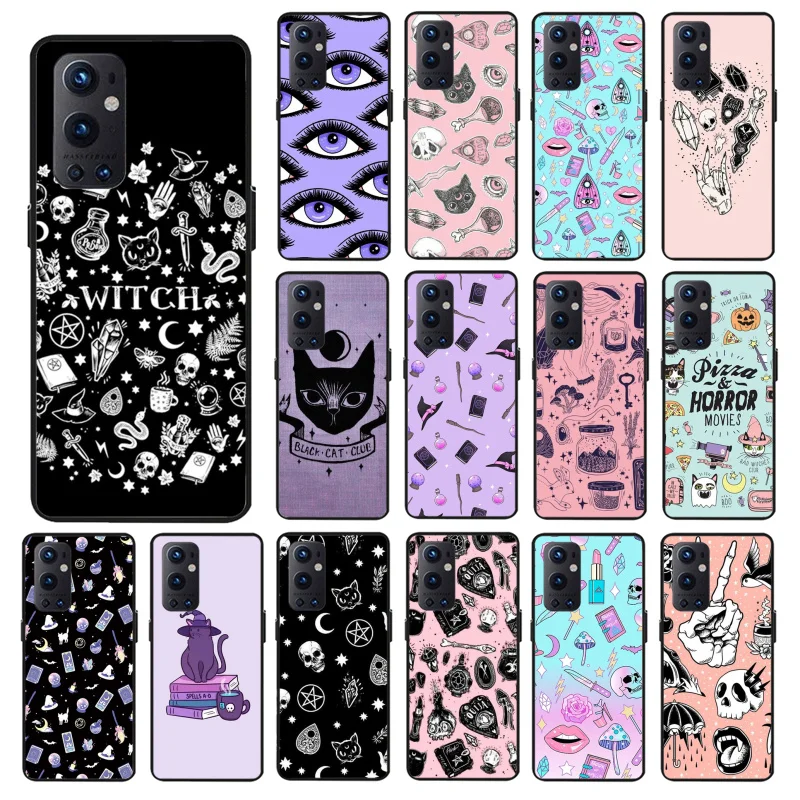 

Girly Pastel Witch Goth Phone Case for OnePlus 10 Pro 10T 7T Pro 8 8Pro 8T 9 Pro 9R 9RT Nord2 OnePlus N100 N10 N200 Nord CE