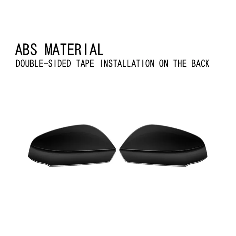 Ярко-черные чехлы на боковые зеркала автомобиля крышка бокового для Alphard 40 Series 2023+