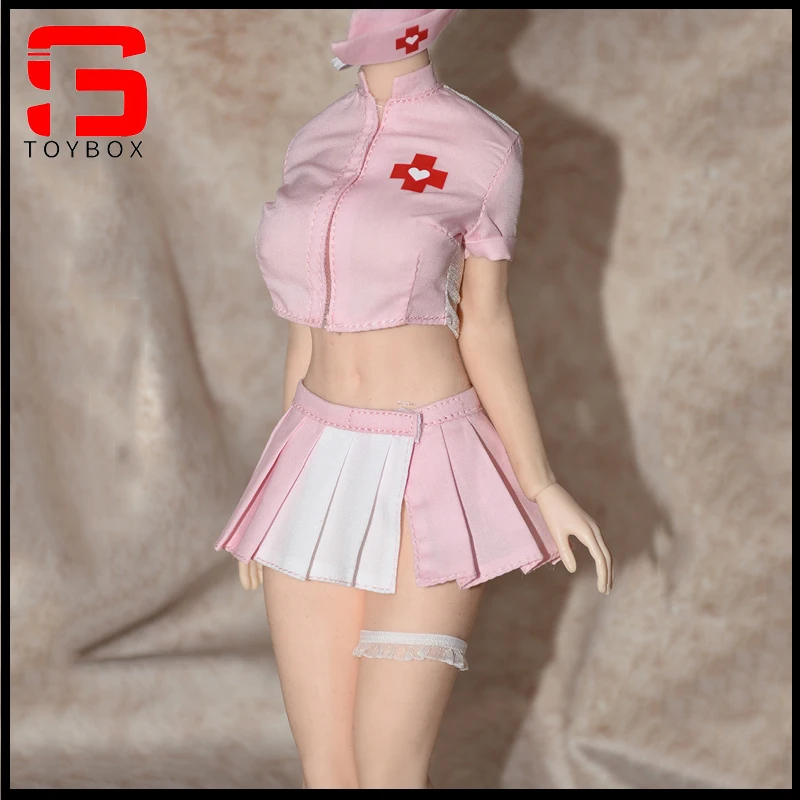 Розовая униформа медсестры для куклы 1/6 Soyakula