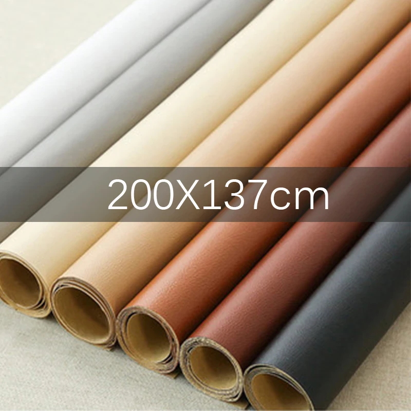 

200X137cm Self-Adhesive Leather Stickers PU Leather Repair Patch For Sofa Car Seat Bag Shoes Table Chair Bed Clothes Patches
