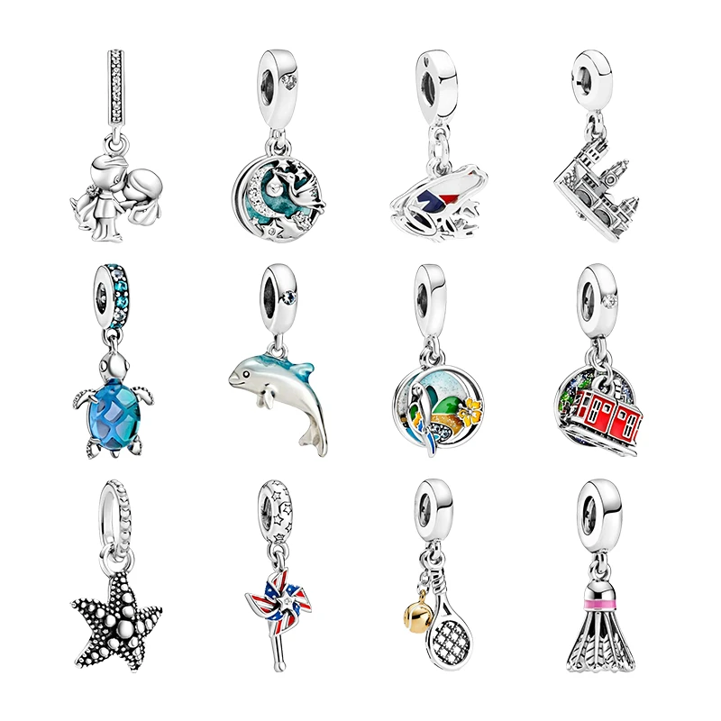 Серебряные Подвески 925 подвески для женщин браслеты сделай сам аист звезда