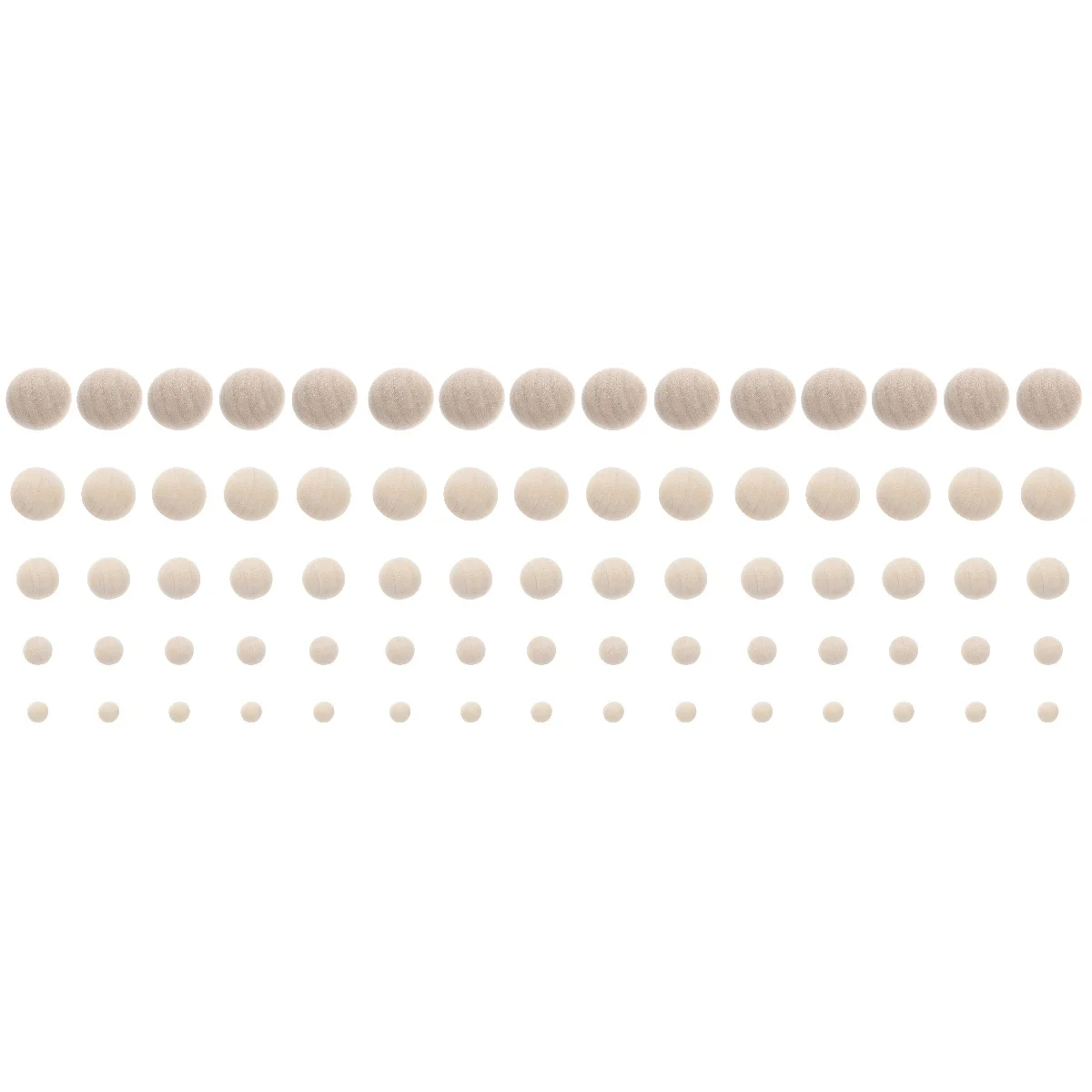 

600 Round Craft Balls Without Holes for DIY Craft Projects