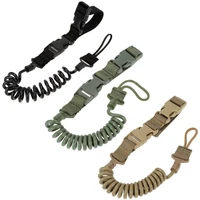 tactical camping spring rope sling adjustable hunting strap outdoor climbing safety anti lost sling strap hunting accessories