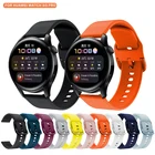Ремешок силиконовый для Huawei Watch 3 46 мм 3 Pro 48 мм, сменный Браслет для наручных часов Huawei Watch 3 3 Pro, цветная Пряжка, 22 мм