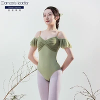 ballet dance leotard for womens training clothes sexy sling gymnastics leotard chinese classical dance group costume