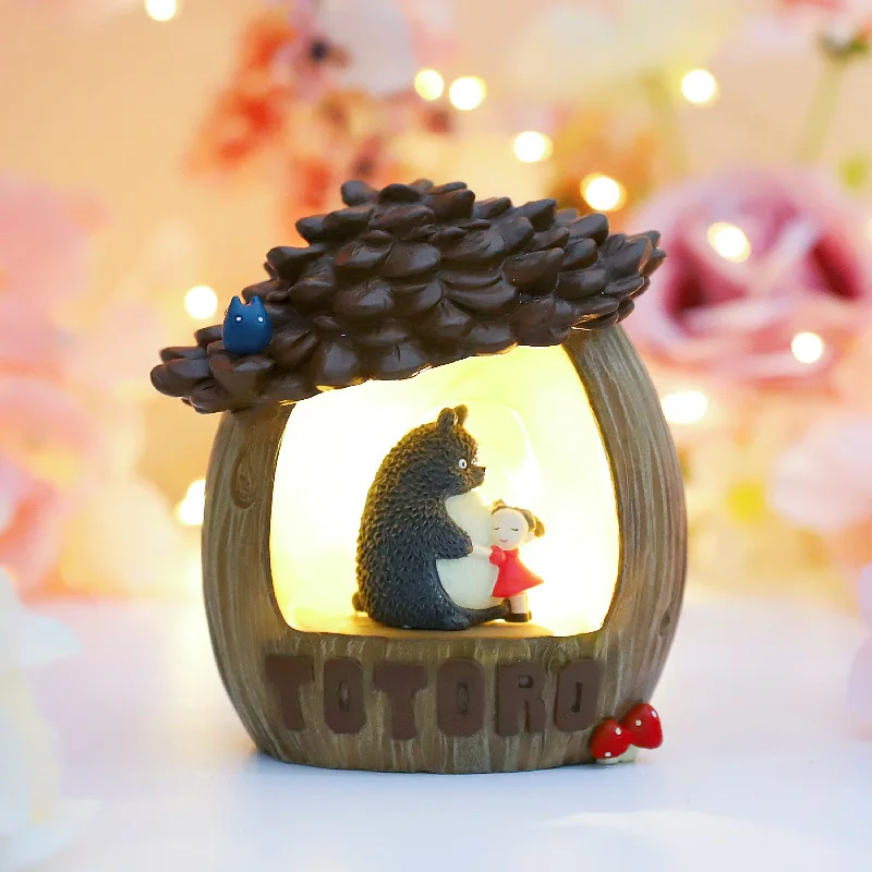 

Totoro Anime Night Light For Bedroom Decor Table Lamp Children Room Night Light LED Lampara Xmas Gift For Kids Outdoor Camping