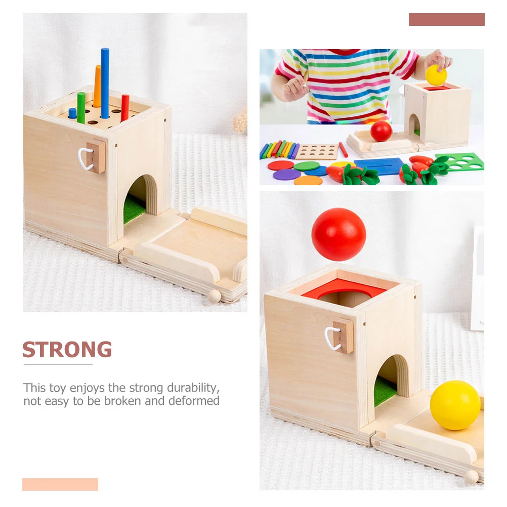 

Коробка для монет, игрушка, Обучающие Детские деревянные игрушки для малышей, сенсорные забавные детские Монтессори для девочек