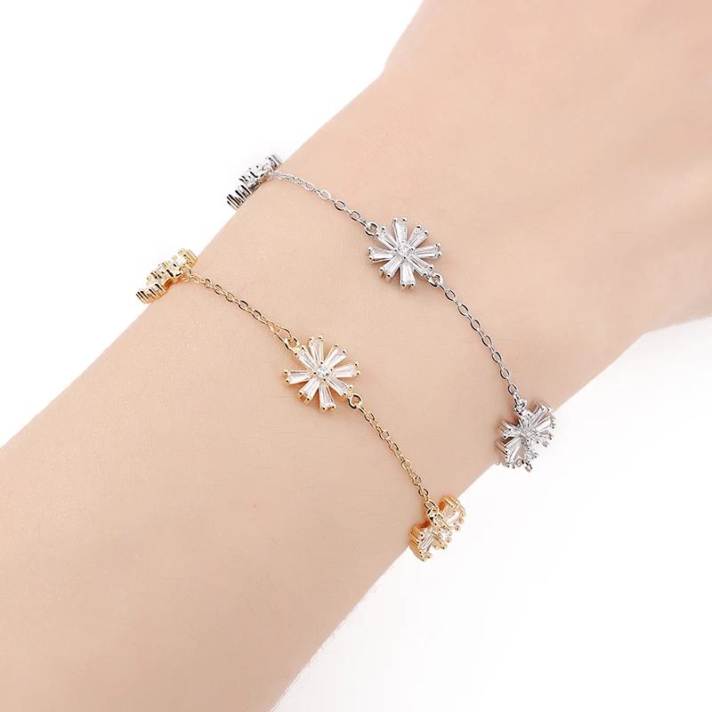 

Bracelet HADIYANA Fashion Bracelet Women's Cubic Zirconia Adjustable Women's Fine Jewelry SL3413 Valentine's Day Gift