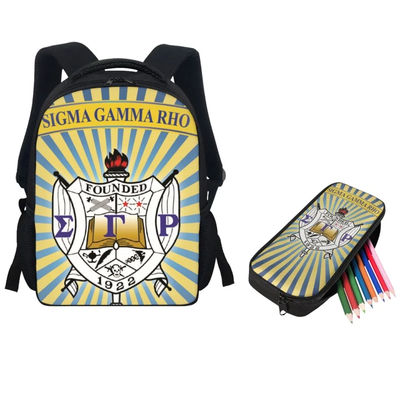 

Школьные сумки twoheart sgirl Sigma Gamma Rho, комплект из 2 шт., мини-сумки для учеников начальной школы, рюкзак для книг