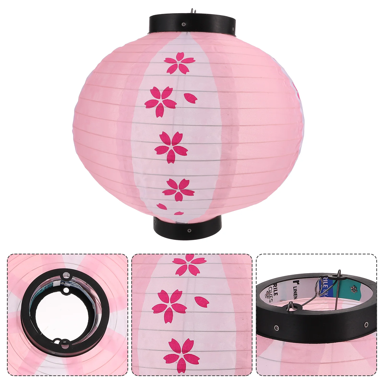 

Japanese Flower Round Lantern Japanese Sakura Hanging Lantern for Decor