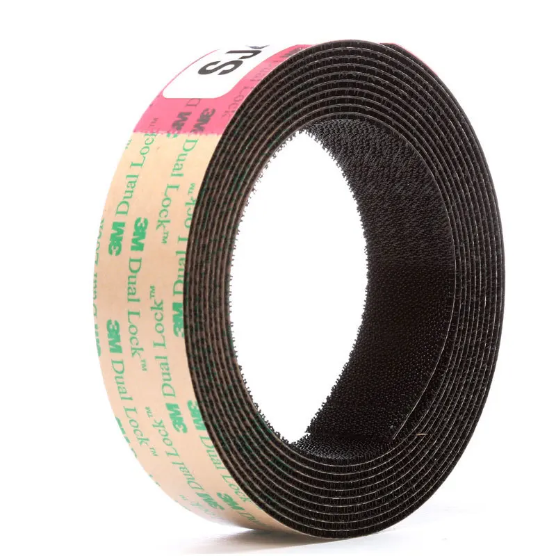 

Dual Lock Low Profile Reclosable Fastener SJ4575 Transparent Mushroom Adhesive Tape with Acrylic Backing Tape 1”*50Y