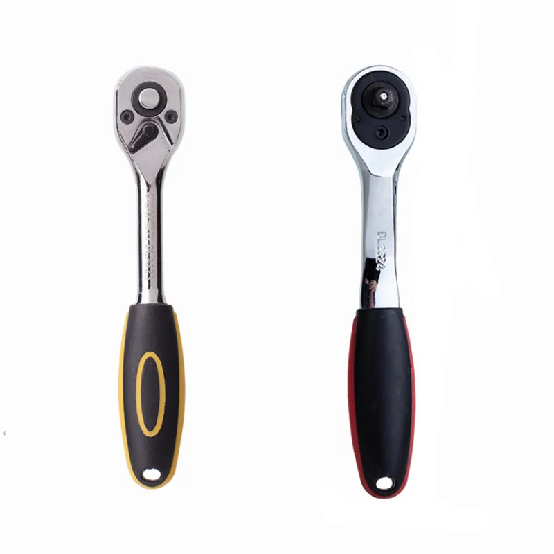 

Deli 1/4 Inch Steel Ratchet Wrench 45/72 Teeth Torque Wrench Spanner Torque Wrench for Sockets Car Repairing Portable Hand Tools