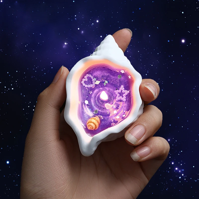 Свеча из ракушек морская звезда ракушка ароматерапевтические свечи орнамент