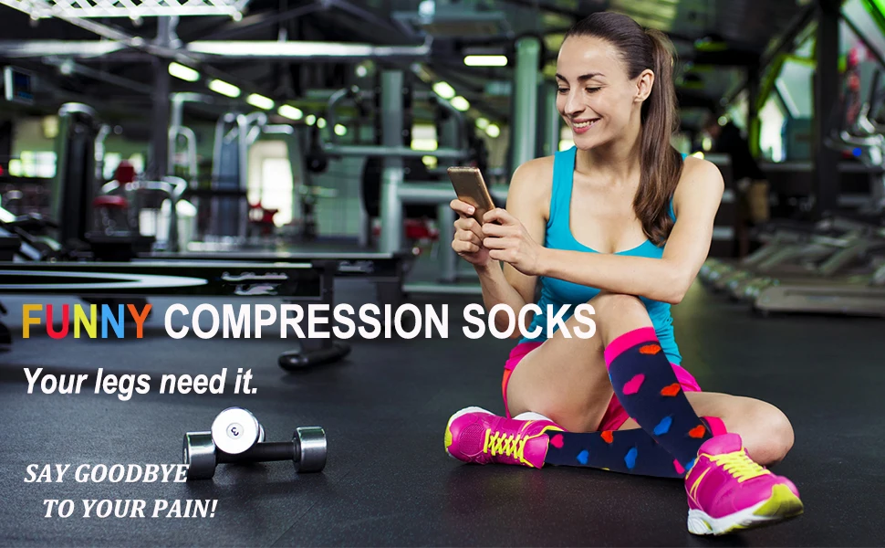 Women Compression Sock Female Medical Cycling ONE Pair Medical Nursing Women Sports Compression Medias De Bicycle Running