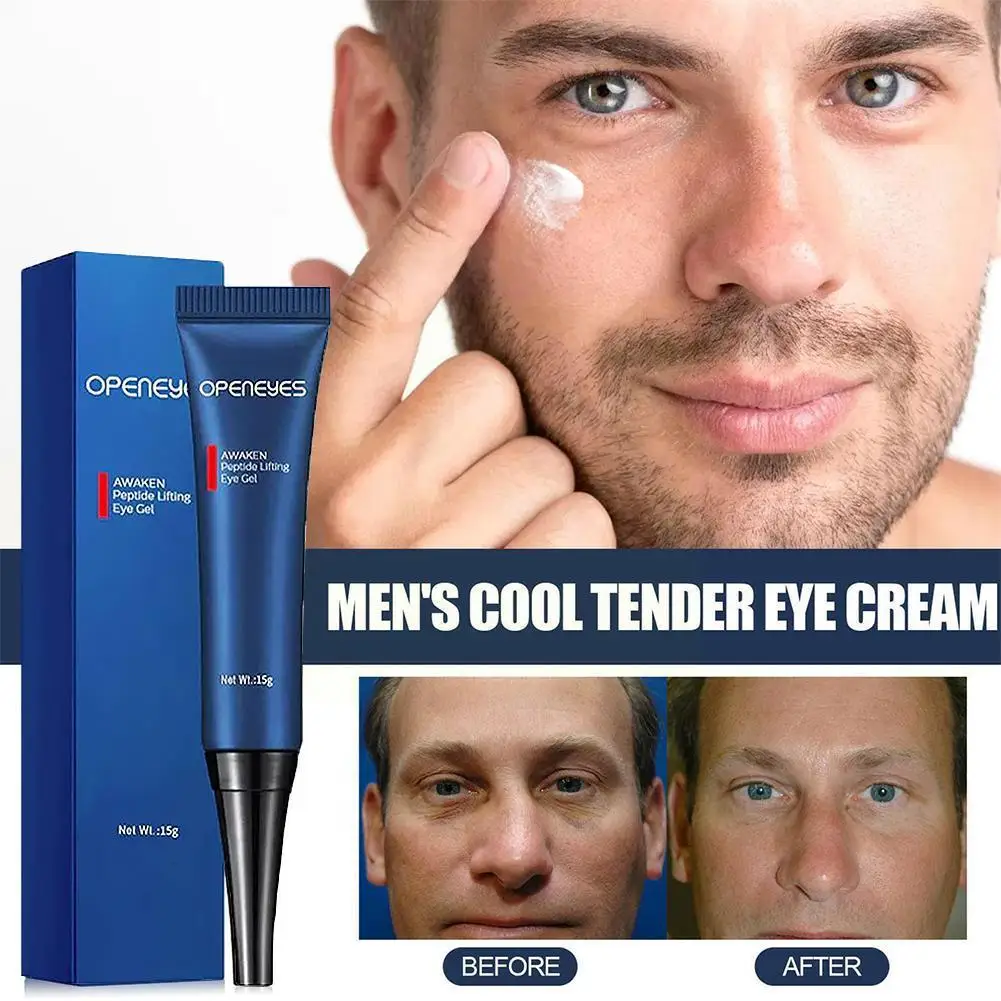 

Retinol Men Eye Cream Lifting Moisturizing Under Eye Bags Cream for Dark Circles Puffiness Fine Lines Care Anti-Aging Hydration