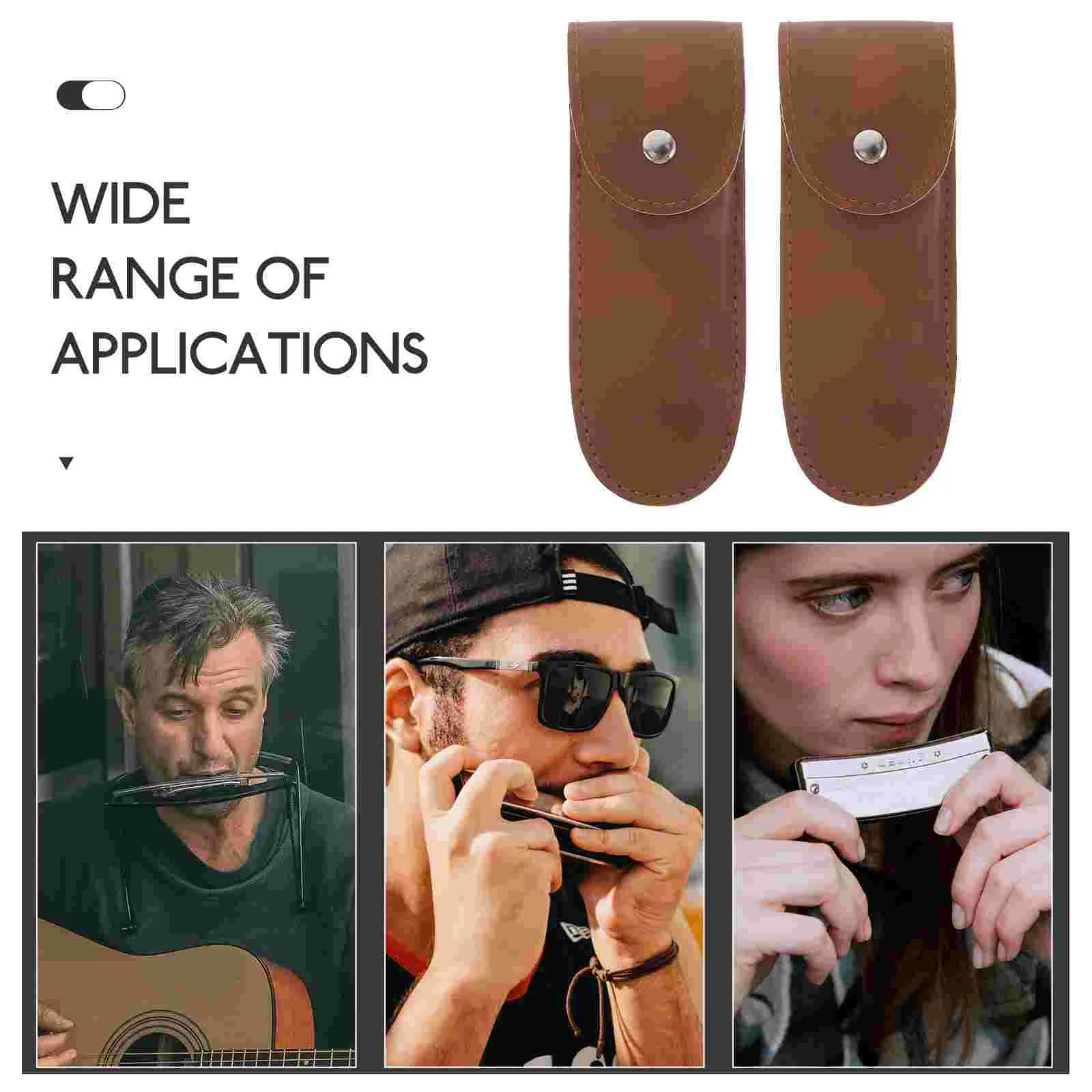 2 шт. сумка для губной гармошки чехол-держатель хранения портативный чехол