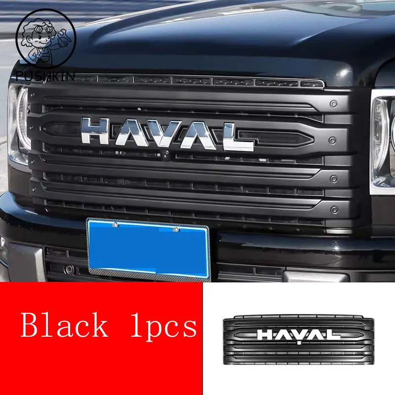 

Для Haval H9 2nd MKII 2024 2025 передняя гоночная решетка с защитой от насекомых, сетчатый чехол, аксессуары для стайлинга автомобиля, внешняя наклейка