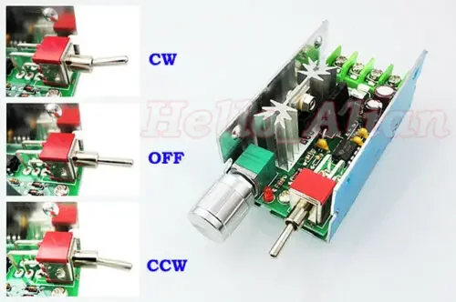 DC 12V-40V 12V 18V 24V 36V 5A ШИМ регулятор скорости двигателя постоянного тока CW CCW OFF