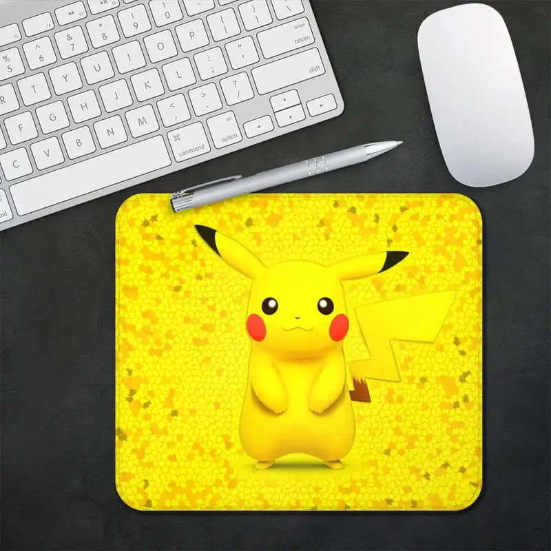 

Pokemon Pikachu Keyboards Mat Rubber Gaming mousepad Desk Mat Mouse Pad Notebook Rubber Pad Keyboard Office Desktop Non-slip Pad