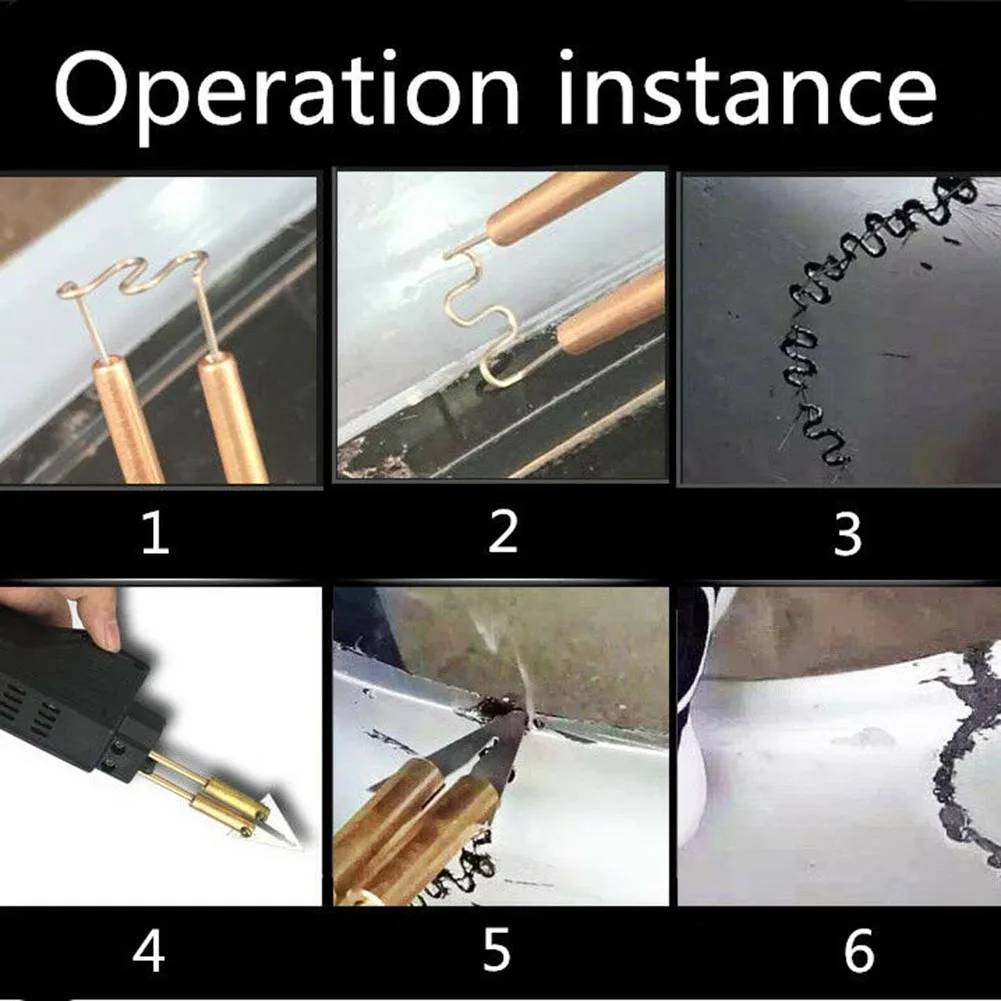 400 шт. скобы для горячего степлера пластикового сварочного инструмента комплект